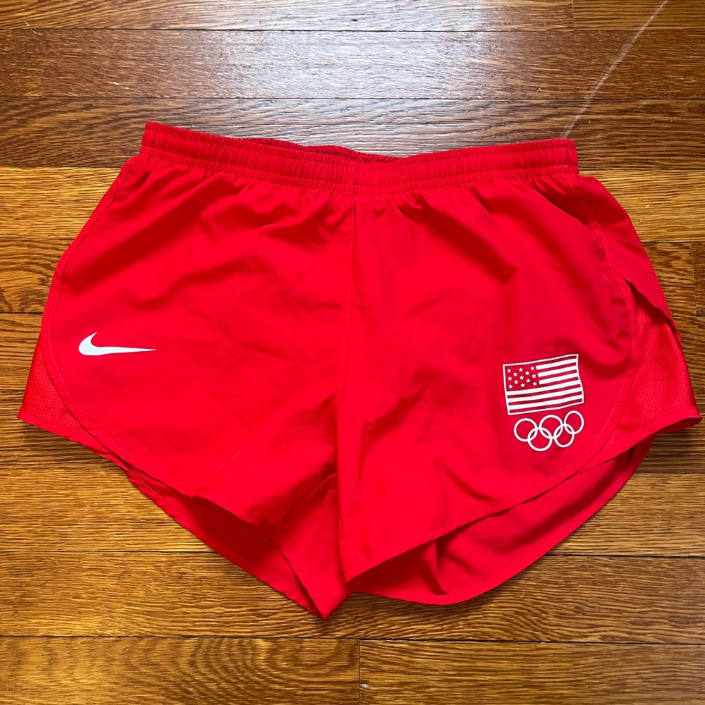 Nike Red Women's Olympic Athletic Shorts